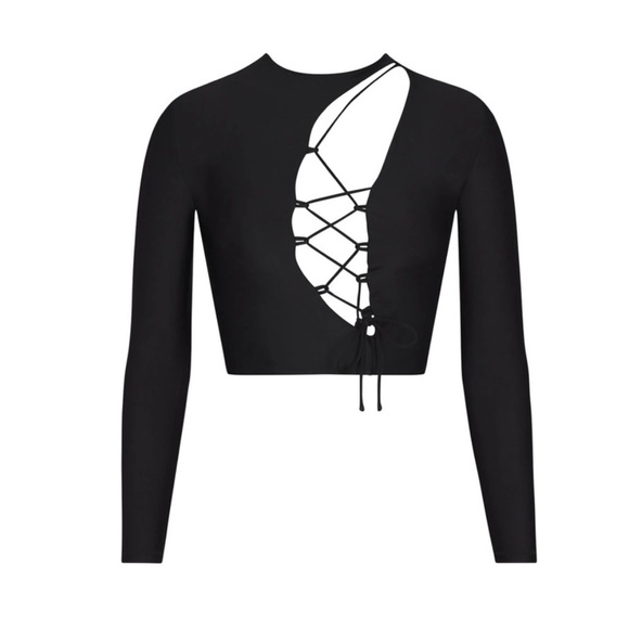 Skims lace-up top - Picture 1 of 4